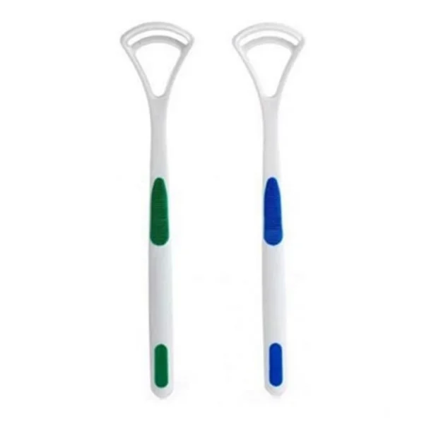 Generic Pack Of 3_Double Edged Plastic Tongue Cleaner (Color: Assorted )