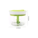 Generic 2-in-1 Manual Smart Chopper – Handy Vegetable And Fruit Processor (Color: Assorted ) - Image 3
