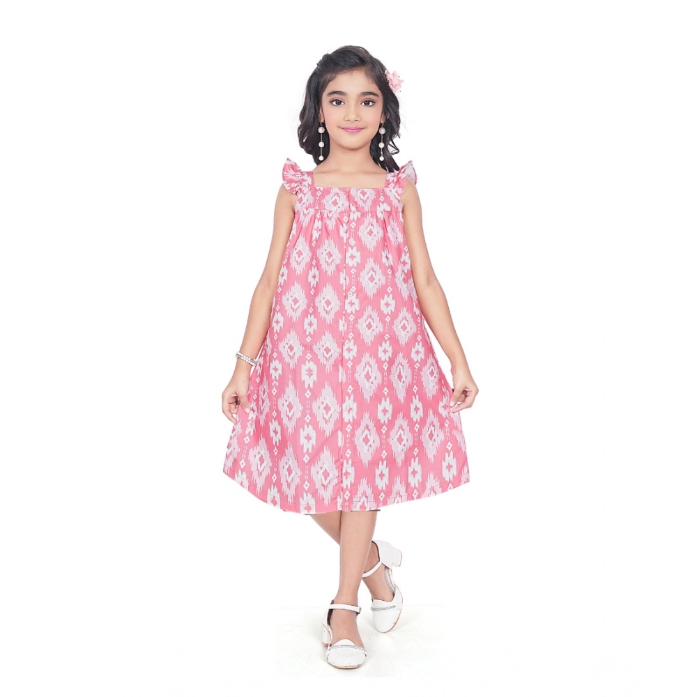 PID-63825-Generic-Girl-s-Cotton-Printed-Sleeve-Less-Squre-Neck-Dress-LIGHT-BLUE-PEACH-1-1000x1000-1.webp Generic Girl's Cotton Printed Sleeve Less Squre Neck Dress (Pink) - Image 1