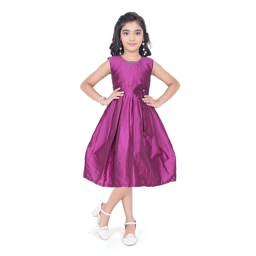PID-63833-Generic-Girl-s-Taffeta-Silk-Printed-Sleeve-Less-Round-Neck-Dress-RED-WINE-RANI-ORANGE-NAVY-1000x1000-1.webp Generic Girl's Taffeta Silk Soild Sleeve Less Round Neck Dress (Purple) - Image 1
