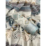 Generic Women's Linen Cotton  Printed Saree With Unstitched Blouse 5.5Mtr (Grey) - Image 2