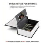 Generic Secret Book Safe with Number Locker (Black) - Image 4