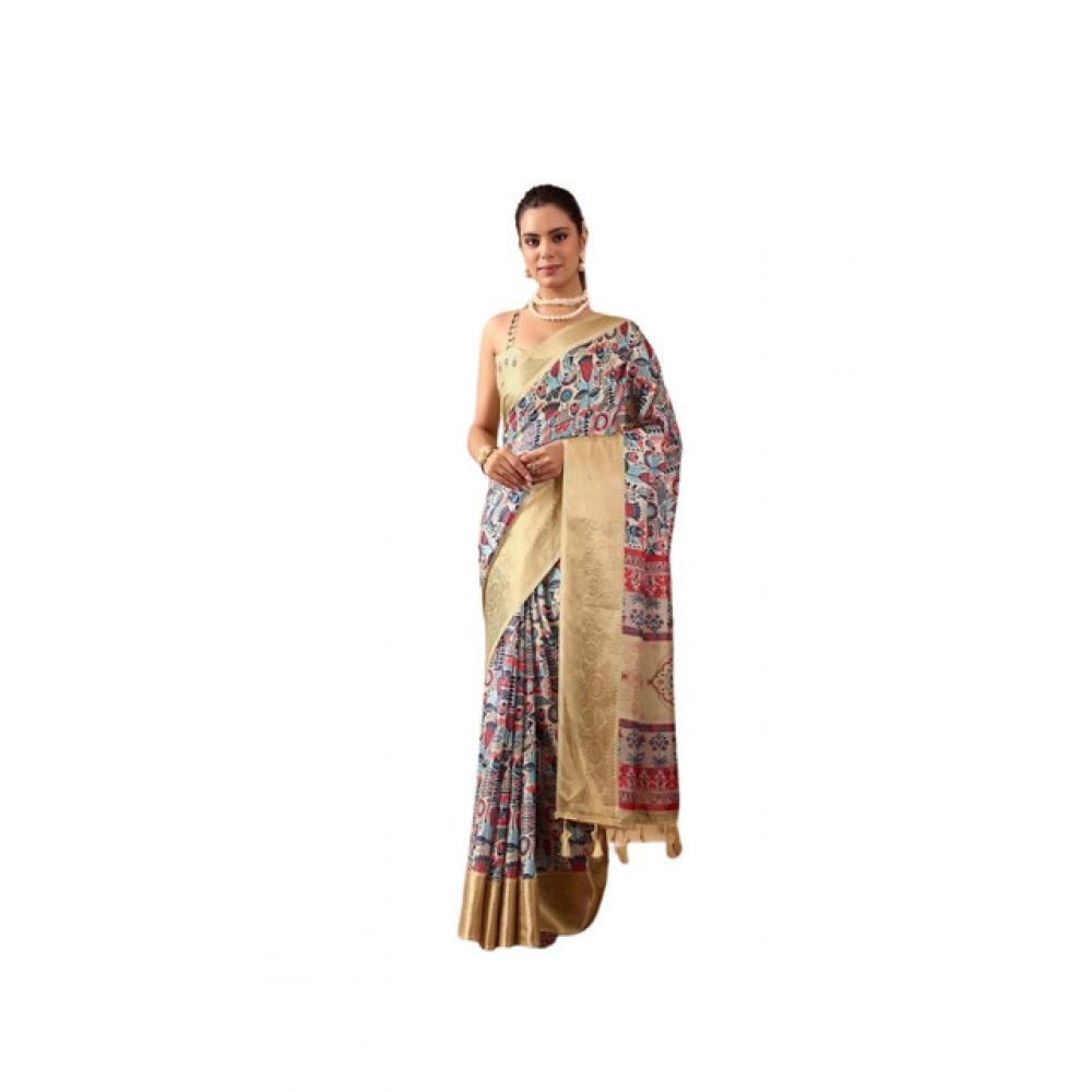PID-64367-Women-s-Faux-Banarasi-Silk-Printed-Saree-With-Unstitched-Blouse-5-5-Mtr-Multicolor-1-1000x1000-1.webp Generic Women's Faux_Banarasi_Silk Printed Saree With Unstitched Blouse 5.5Mtr (Multicolor) - Image 1