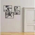 Generic Cycle Serenity Wood Bicycle Wall Decor - Image 2