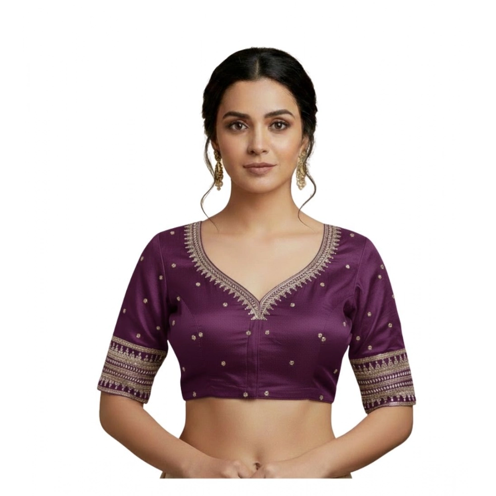 PID-64572-Women-s-Vichitra-Silk-V-Neck-Padded-Blouse-Purple-38-Ready-Size-Self-Alterable-36-40-1000x1000-1.webp Generic Women's Vichitra Silk V Neck Padded Blouse (Purple, 38 Ready Size (Self-Alterable 36–40) - Image 1