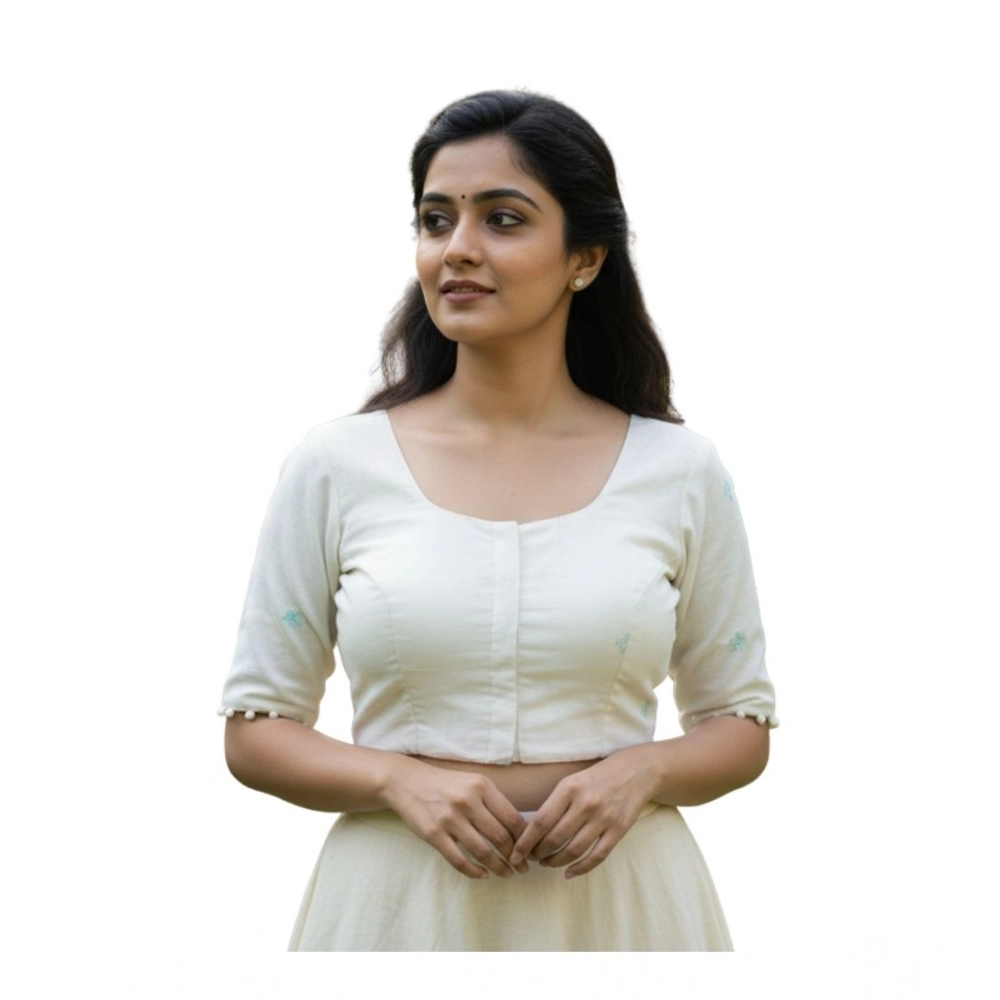 PID-64578-Women-s-Cambric-Cotton-Round-Neck-Padded-Blouse-White-38-Ready-Size-Self-Alterable-36-1000x1000-1.webp Generic Women's Cambric Cotton Round Neck Padded Blouse (White, 38 Ready Size (Self-Alterable 36–40) - Image 1