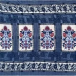 Generic Fleece Floral Printed Double Polar Warm Bedsheet with 2 Pillow Cover (Blue) - Image 3