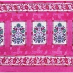 Generic Fleece Floral Printed Double Polar Warm Bedsheet with 2 Pillow Cover (Pink) - Image 3