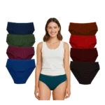 Generic Pack of_9 Women's Cotton Solid Hipster Panty (Multicolor)