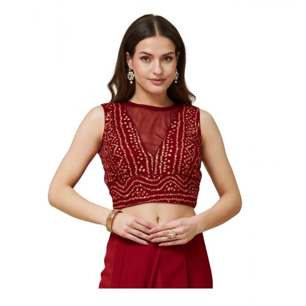 PID-64790-Women-s-Rayon-Cotton-Bandhani-Printed-Halter-Neck-Non-Padded-Blouse-Maroon-38-Ready-Alter-1000x1000-1.webp Generic Women's Rayon Cotton Bandhani Printed Halter Neck Non Padded Blouse (Maroon 38 Ready (Alterable up to 42) - Image 1