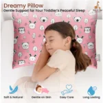 Generic Soft Plush Printed Baby Infant Pillow for Kids Age 1 To 5 Years (Pink) - Image 3