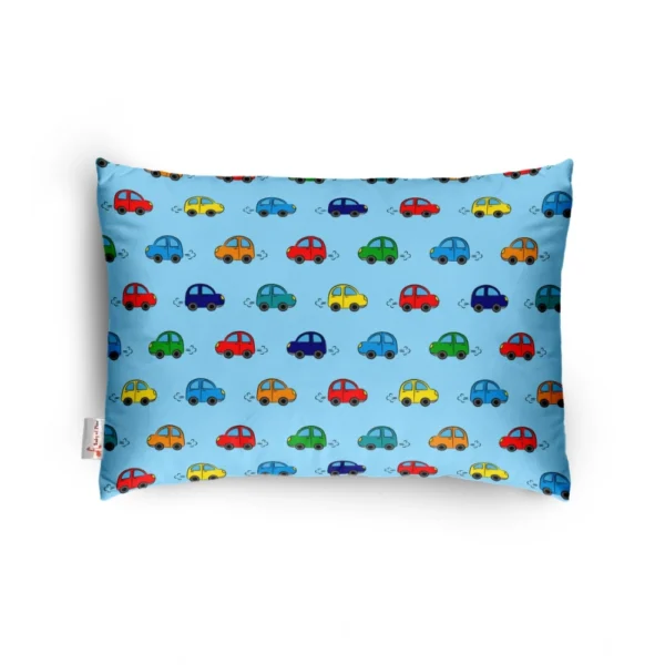 Generic Soft Plush Printed Baby Infant Pillow for Kids Age 1 To 5 Years (Sky Blue)