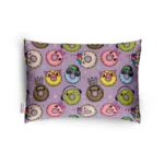 Generic Soft Plush Printed Baby Infant Pillow for Kids Age 1 To 5 Years (Purple)