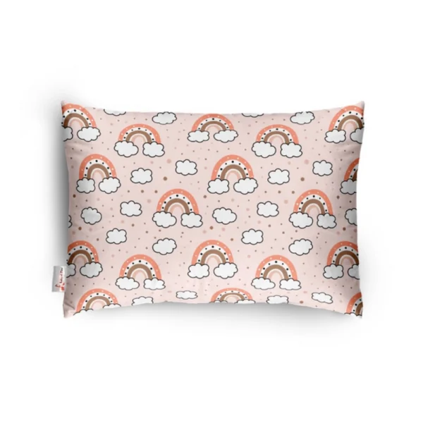 Generic Soft Plush Printed Baby Infant Pillow for Kids Age 1 To 5 Years (Peach)