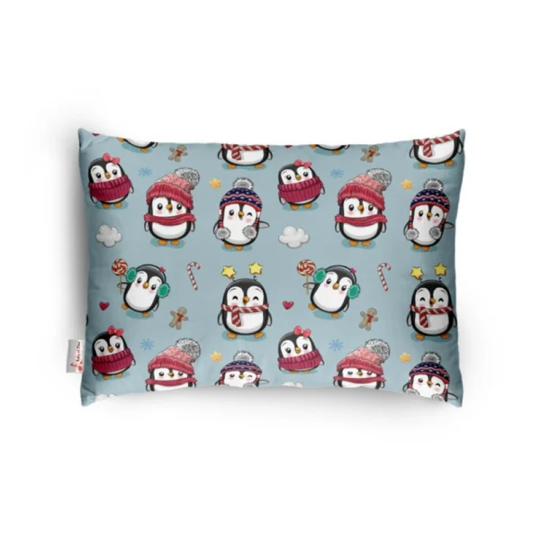 Generic Soft Plush Printed Baby Infant Pillow for Kids Age 1 To 5 Years (Grey)