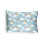 Generic Soft Plush Printed Baby Infant Pillow for Kids Age 1 To 5 Years (Sky Blue)