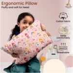Generic Soft Plush Printed Baby Infant Pillow for Kids Age 1 To 5 Years (Pink) - Image 4