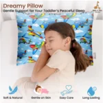 Generic Soft Plush Printed Baby Infant Pillow for Kids Age 1 To 5 Years (Blue) - Image 3