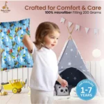 Generic Soft Plush Printed Baby Infant Pillow for Kids Age 1 To 5 Years (Blue) - Image 2