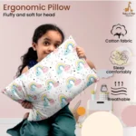 Generic Soft Plush Printed Baby Infant Pillow for Kids Age 1 To 5 Years (White) - Image 4