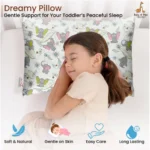 Generic Soft Plush Printed Baby Infant Pillow for Kids Age 1 To 5 Years (Off White) - Image 3