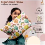 Generic Soft Plush Printed Baby Infant Pillow for Kids Age 1 To 5 Years (Multicolor) - Image 4