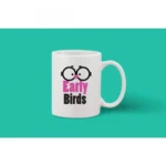 Printed Ceramic Coffee Mug - 1 Pieces, White, 11oz - Image 2