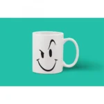 Printed Ceramic Coffee Mug - 1 Pieces, White, 11oz - Image 2