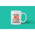 Printed Ceramic Coffee Mug - 1 Pieces, White, 11oz - Image 2