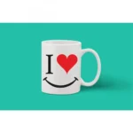 Printed Ceramic Coffee Mug - 1 Pieces, White, 11oz - Image 2