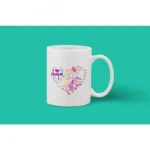 Printed Ceramic Coffee Mug - 1 Pieces, White, 11oz - Image 2