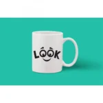 Printed Ceramic Coffee Mug - 1 Pieces, White, 11oz - Image 2