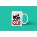 Printed Ceramic Coffee Mug - 1 Pieces, White, 11oz - Image 2