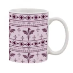Printed Ceramic Coffee Mug - 1 Pieces, White, 11oz - Image 2