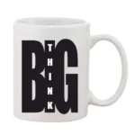 Printed Ceramic Coffee Mug - 1 Pieces, White, 11oz