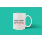 Printed Ceramic Coffee Mug - 1 Pieces, White, 11oz - Image 2
