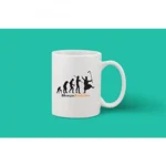Printed Ceramic Coffee Mug - 1 Pieces, White, 11oz - Image 2