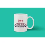 Printed Ceramic Coffee Mug - 1 Pieces, White, 11oz - Image 2