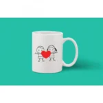 Printed Ceramic Coffee Mug - 1 Pieces, White, 11oz - Image 2