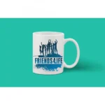 Printed Ceramic Coffee Mug - 1 Pieces, White, 11oz - Image 2
