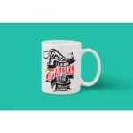 Printed Ceramic Coffee Mug - 1 Pieces, White, 11oz - Image 2