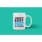 Printed Ceramic Coffee Mug - 1 Pieces, White, 11oz - Image 2