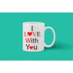 Printed Ceramic Coffee Mug - 1 Pieces, White, 11oz - Image 2