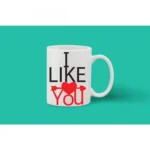 Printed Ceramic Coffee Mug - 1 Pieces, White, 11oz - Image 2