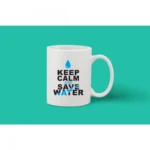 Printed Ceramic Coffee Mug - 1 Pieces, White, 11oz - Image 2