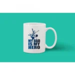 Printed Ceramic Coffee Mug - 1 Pieces, White, 11oz - Image 2