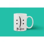 Printed Ceramic Coffee Mug - 1 Pieces, White, 11oz - Image 2