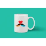 Printed Ceramic Coffee Mug - 1 Pieces, White, 11oz - Image 2