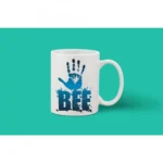 Printed Ceramic Coffee Mug - 1 Pieces, White, 11oz - Image 2