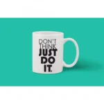 Printed Ceramic Coffee Mug - 1 Pieces, White, 11oz - Image 2